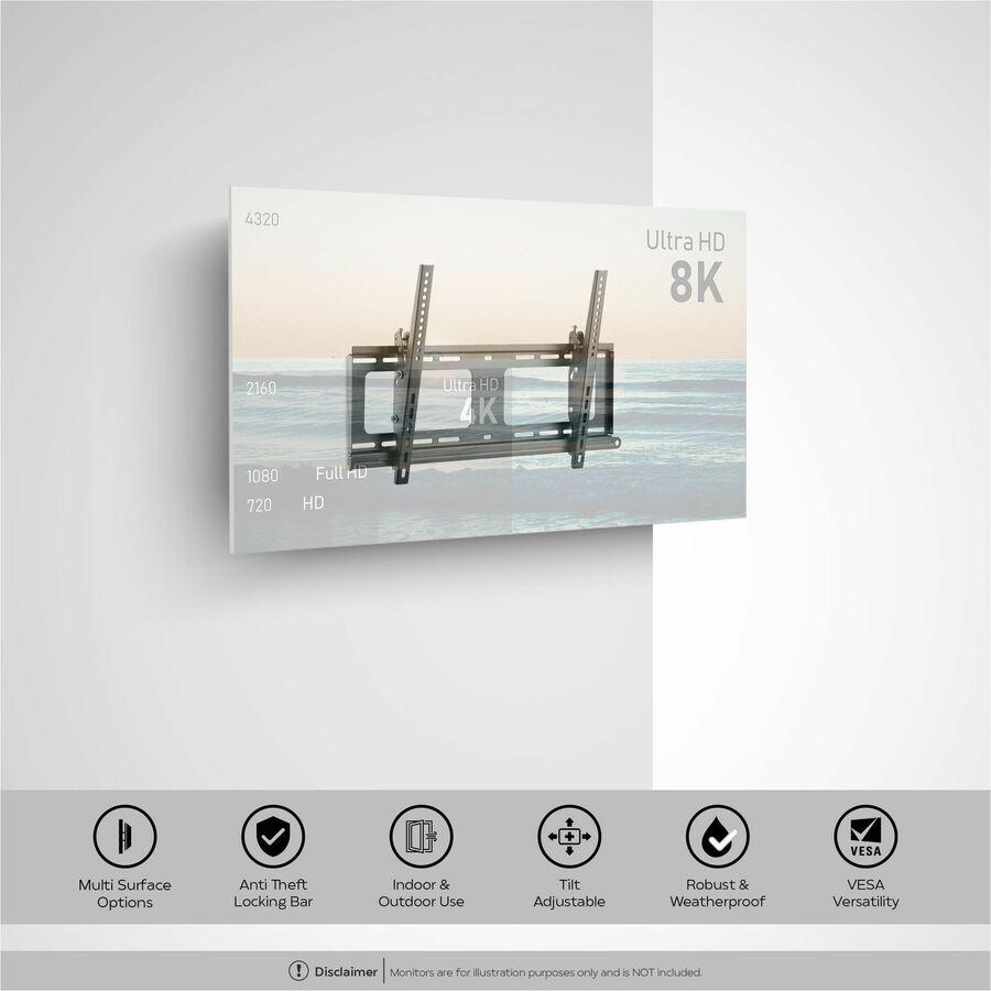 CTA Digital Wall Mount for TV, Monitor, Digital Signage Display