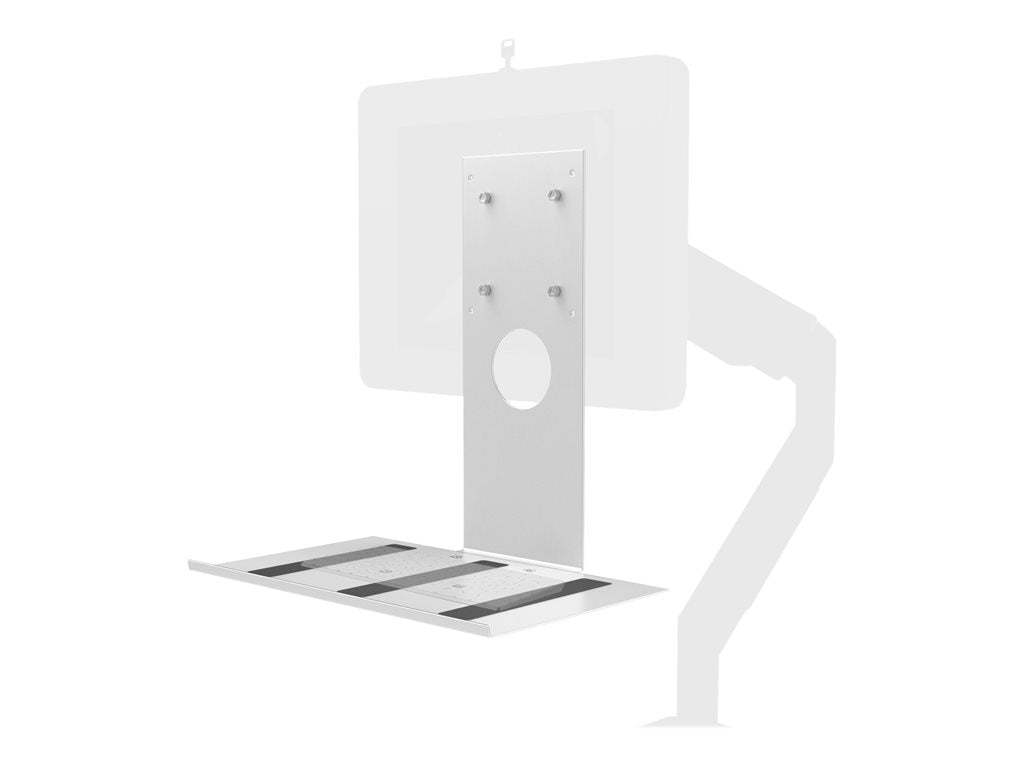 CTA - Mounting component (L-shaped bracket) - for monitor / keyboard / tablet - add-on VESA-compatible tray - aluminum -