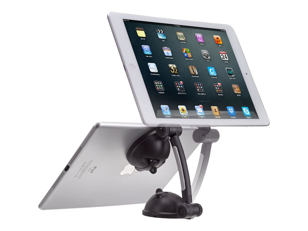 CTA Suction Mount Stand with Theft Deterrent Lock - Mounting kit (suction cup holder, combination cable lock) - for