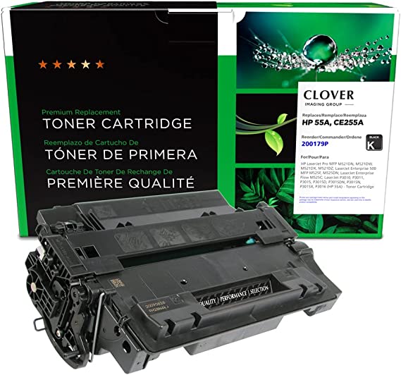 CTG Remanufactured Laser Toner Cartridge - Alternative for HP 55A (CE255A) - Black - 1 Each 200179P