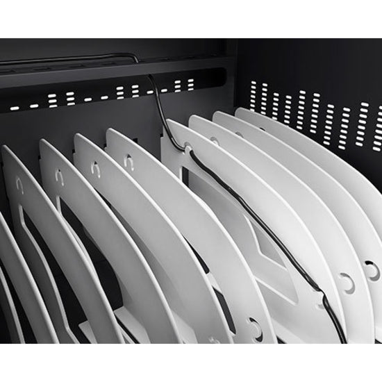 CUBE Cart Mini - Compact Charging Station for 20 iOS Devices | Bretford TVCM20PAC-GRA