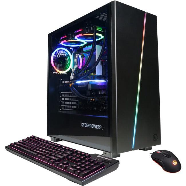 CYBERPOWERPC Gamer Supreme Liquid Cool SLC10000CPGV10 w/ Intel Core i7-13700KF 3.4GHz CPU, 16GB DDR5, NVIDIA GeForce RTX 3060 12GB, 1TB PCI-E NVMe SSD, 802.11AC WiFi, 7 Color RGB Gaming Keyboard/Mouse, Custom RGB Case Lighting & Win 11 Home 64-Bit