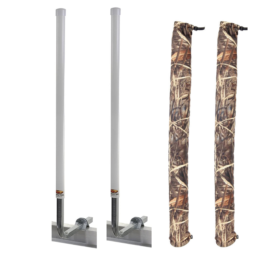 C.E. Smith 60" Post Guide-On w/I-Beam Mounting Kit &amp; FREE Camo Wet Lands Post Guide-On
