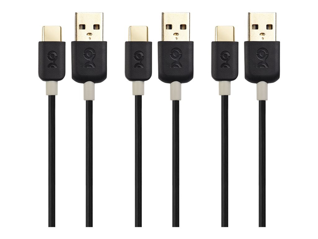 Cable Matters - USB cable - 24 pin USB-C (M) to 4 pin mini-USB Type A (M) - USB 2.0 - 3.3 ft - slim - black 201001-BLK-1MX3