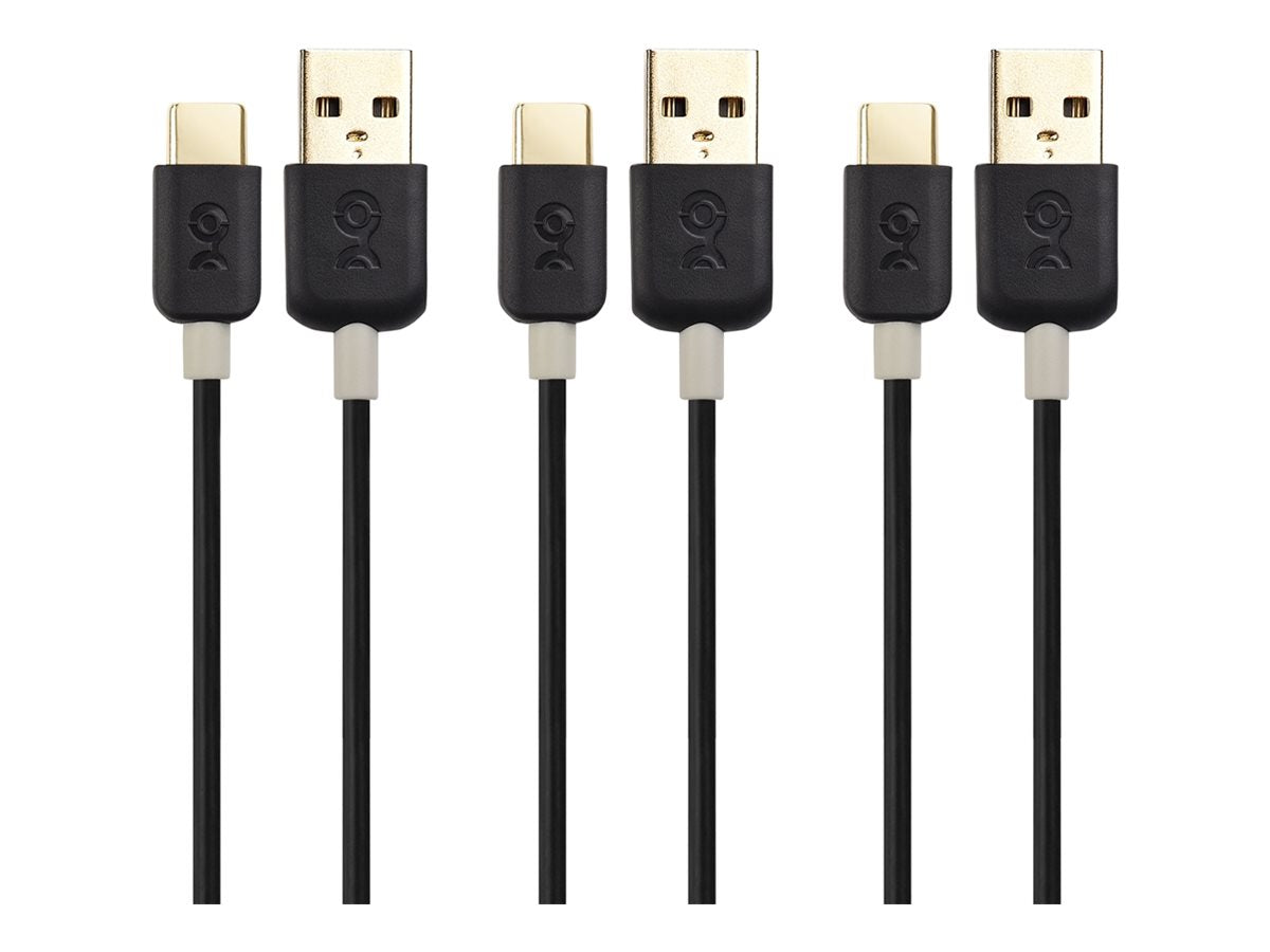 Cable Matters - USB cable - 24 pin USB-C (M) to 4 pin mini-USB Type A (M) - USB 2.0 - 3.3 ft - slim - black 201001-BLK-1MX3