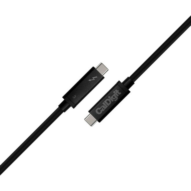 CalDigit Thunderbolt 3 Cable (2.0m, 6.56 ft) Active 40Gb/s, 100W, 20V, 5A TBT3-A20B-540
