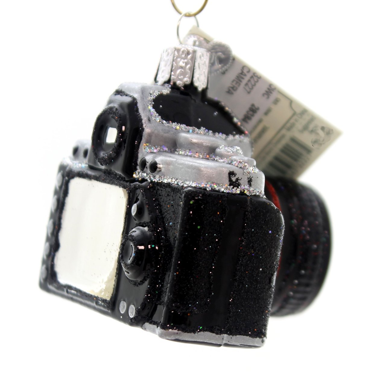 Camera Glass Ornament