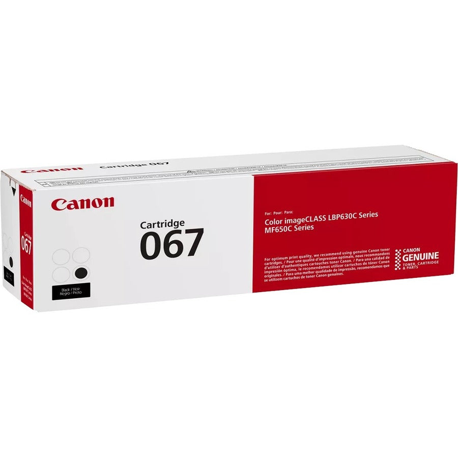 Canon 067 Original Standard Yield Laser Toner Cartridge - Black - 1 Pack - 1350 Pages