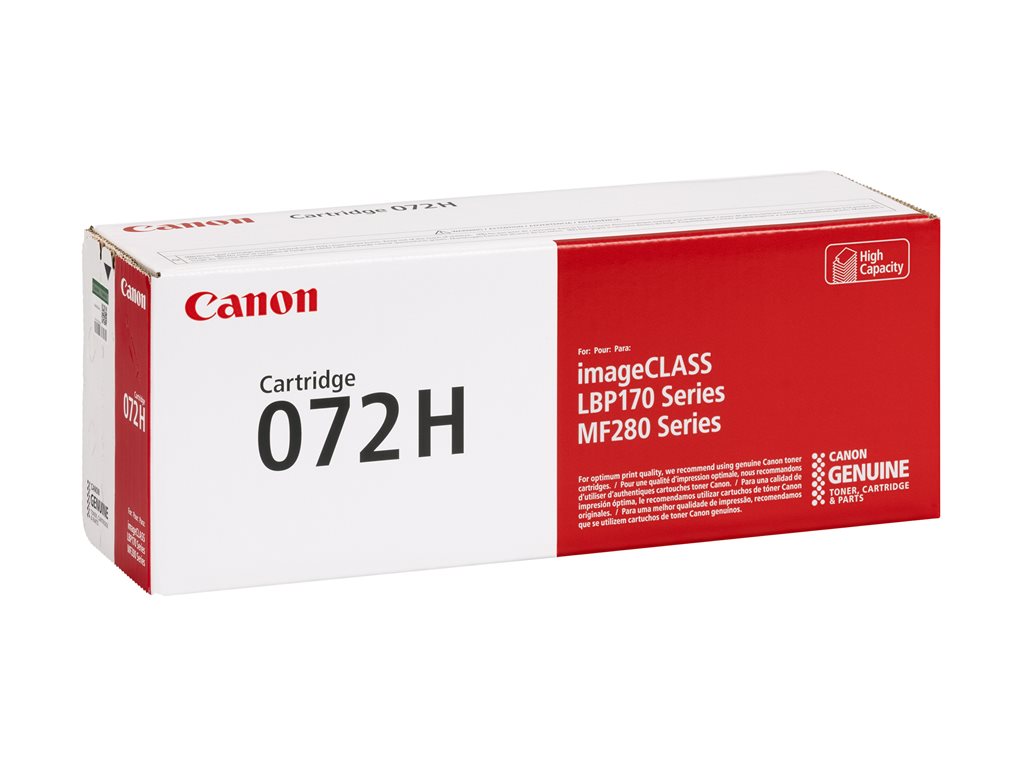 Canon 072 H - High Capacity - black - original - box - toner cartridge - for P/N: 6353C004, 6354C005, 6354C011, 6354C019 5648C001