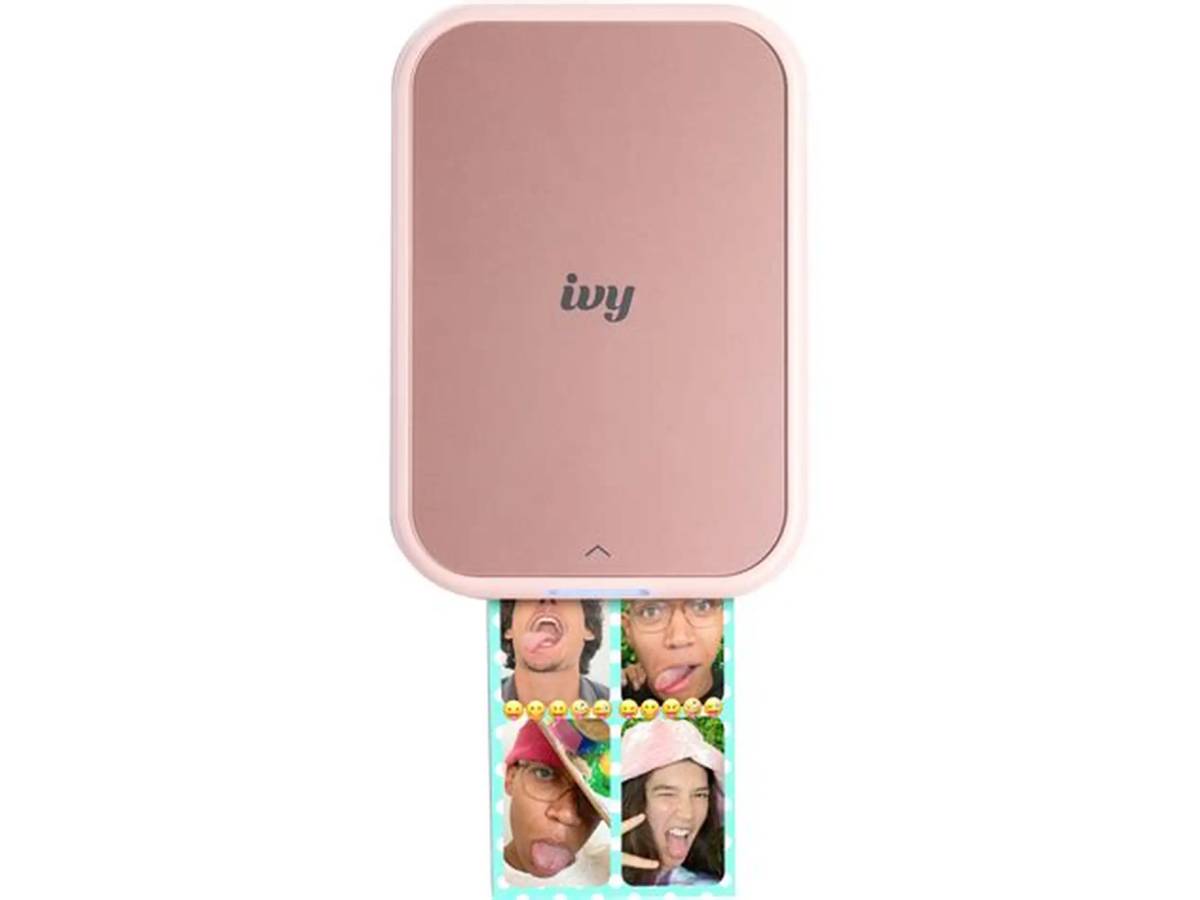 Canon IVY 2 Mini Photo Printer Bluetooth Zink Portable Blush Pink