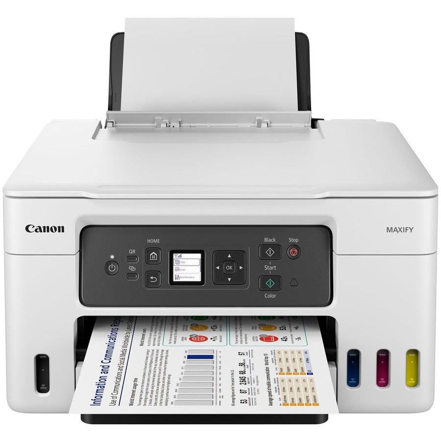 Canon MAXIFY GX3020 Wireless MegaTank Inkjet Multifunction Printer - Color 5777C002