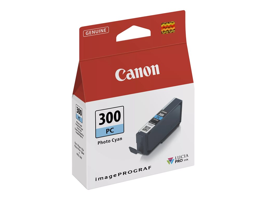 Canon PFI-300 PC - Photo cyan - original - ink tank - for imagePROGRAF PRO-300 4197C002