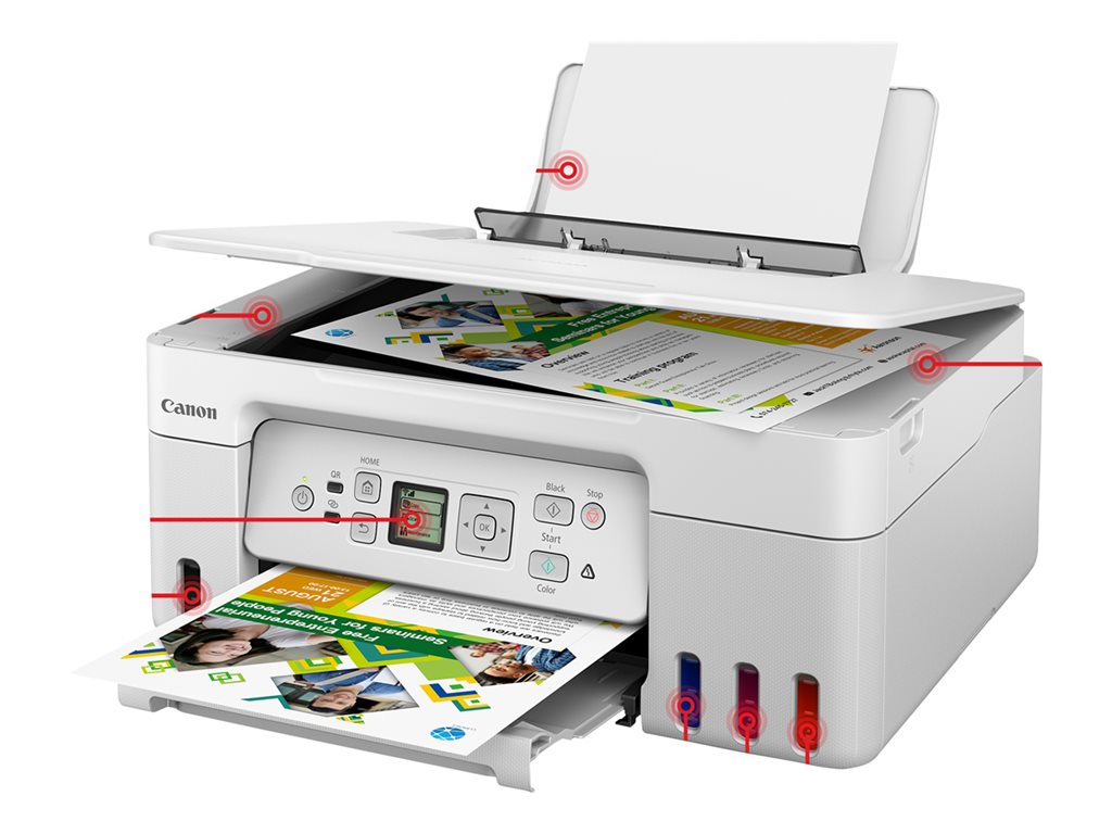 Canon PIXMA G3270 - Printer - color - ink-jet - refillable - A4/Legal - up to 11 ipm (mono) / up to 6 ipm (color) -