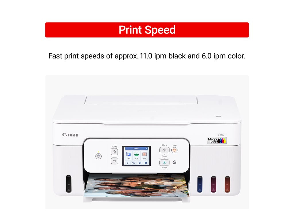 Canon PIXMA G3290 MegaTank - Multifunction printer - color - ink-jet - CISS - 8.5 in x 11.7 in (original) - Legal
