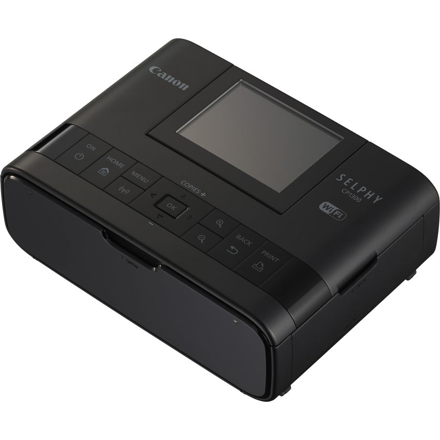 Canon Selphy Cp1300 Dye Sublimation Printer - Color - Photo Print - Portable - 3.2" Display - Black
