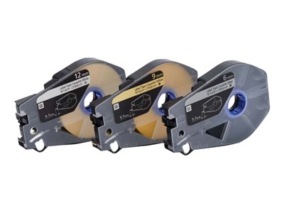 Canon - Yellow - 6 mm x 30 m 3 cassette(s) box - label tape - for Canon MK1500, Mk2600, MK3000, MK5000 5062C001