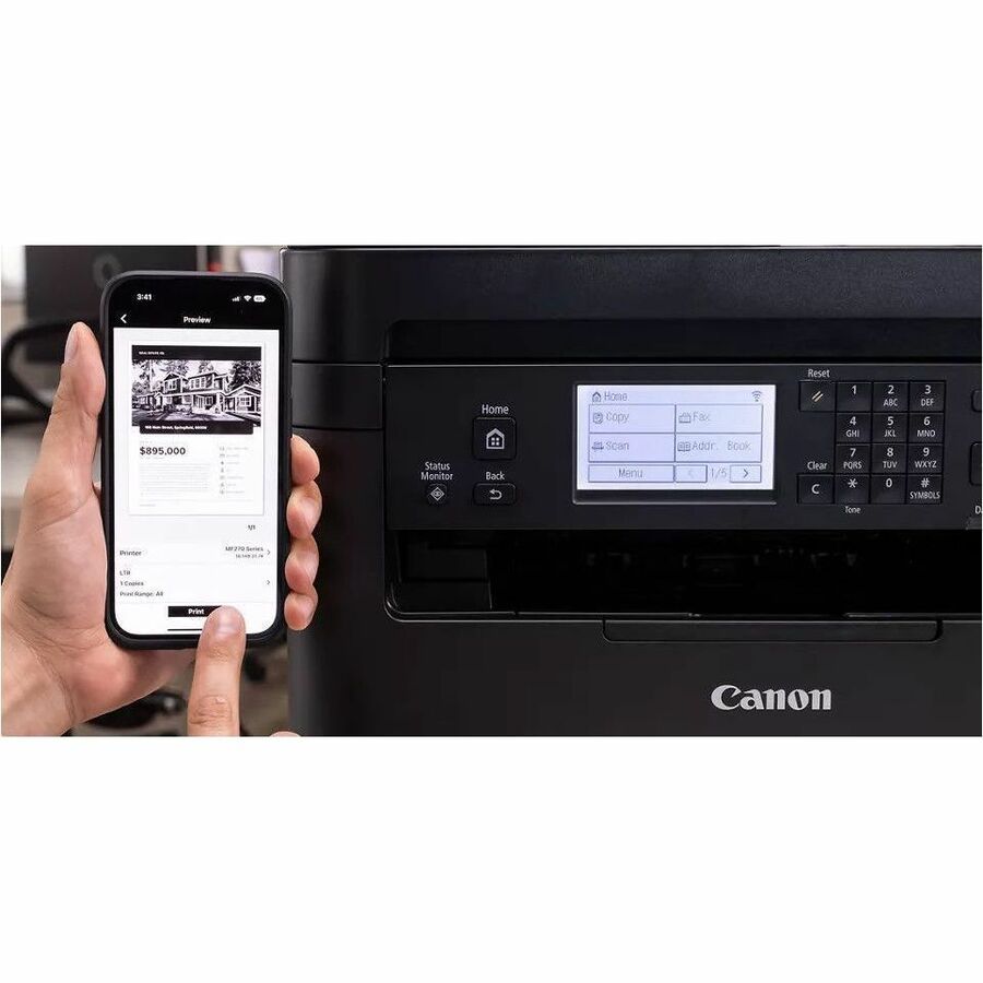 Canon imageCLASS MF275dw Wireless Laser Multifunction Printer - Monochrome -
