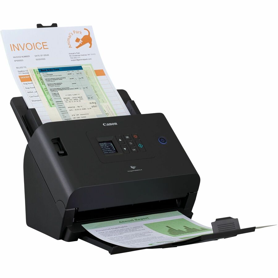 Canon imageFORMULA DR-S250N Sheetfed Scanner - 600 dpi Optical - 24-bit Color - 8-bit