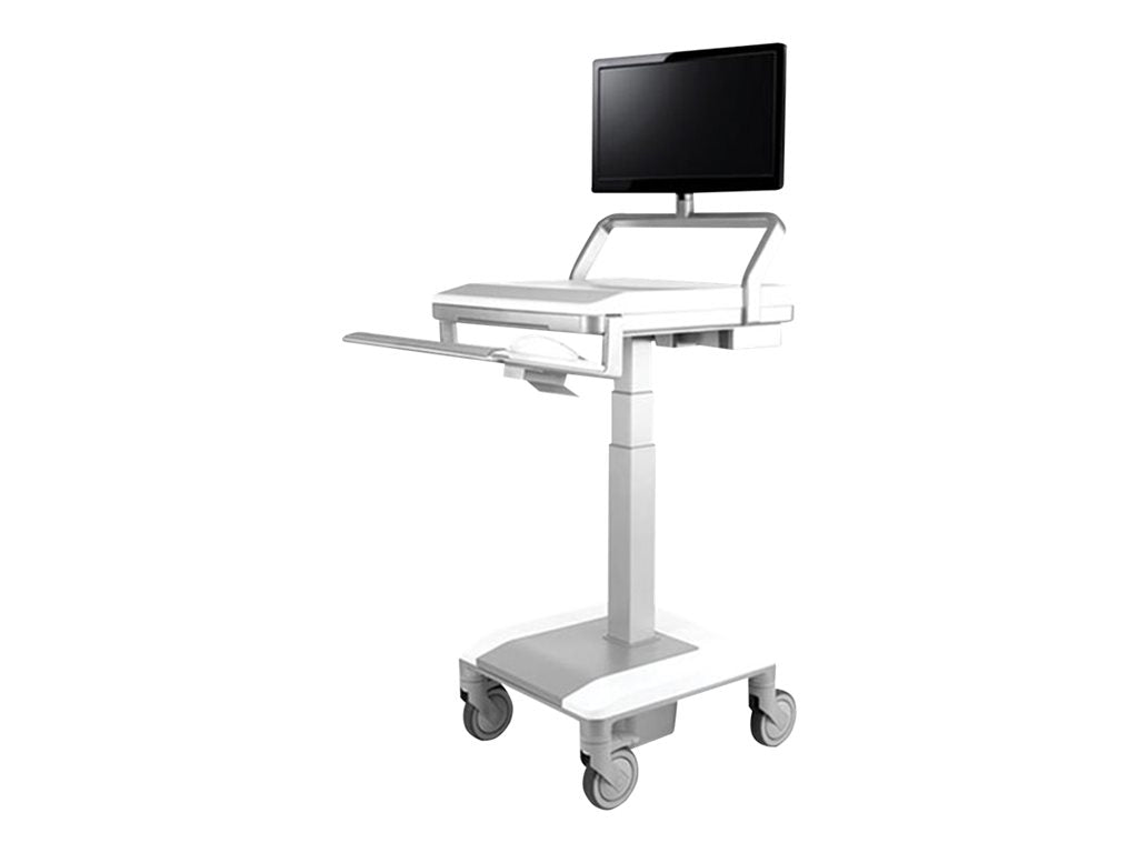 Capsa Healthcare - Cart - for LCD display / PC equipment - medical - aluminum, steel - screen size: 15-24"" T75-N-2P10010