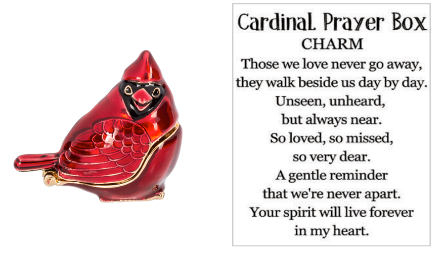 Cardinal Prayer Charms