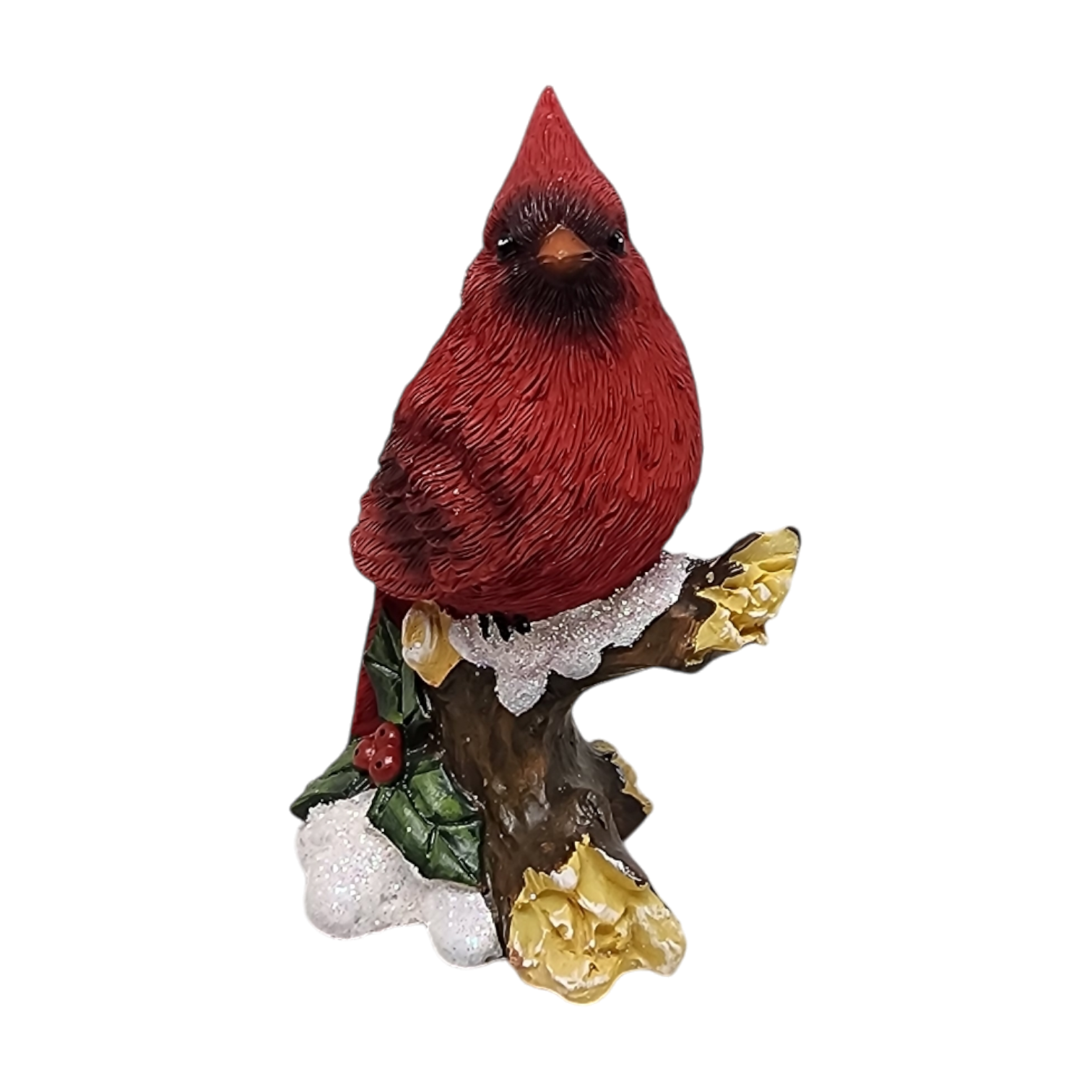 Cardinal on a Snowy Branch -