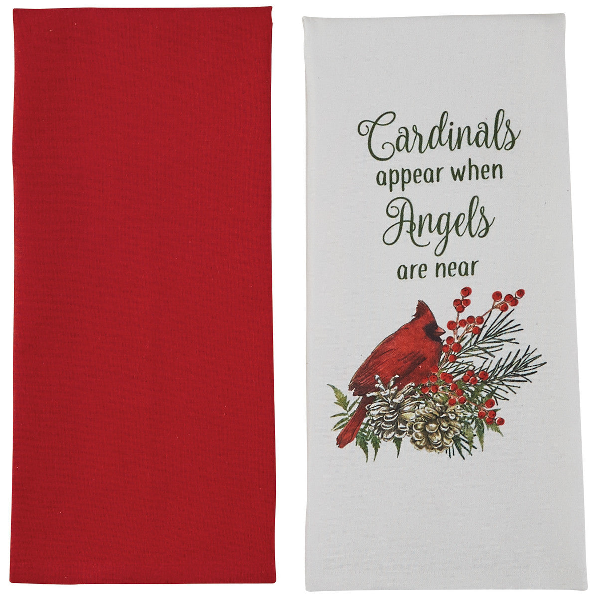Cardinals Appear Dishtowel Set