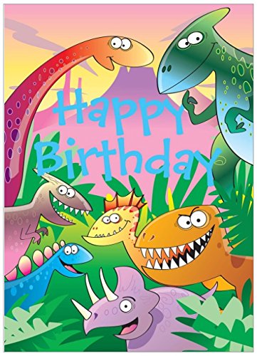 Cardoo Birthday Activity Card, Dinosaurs