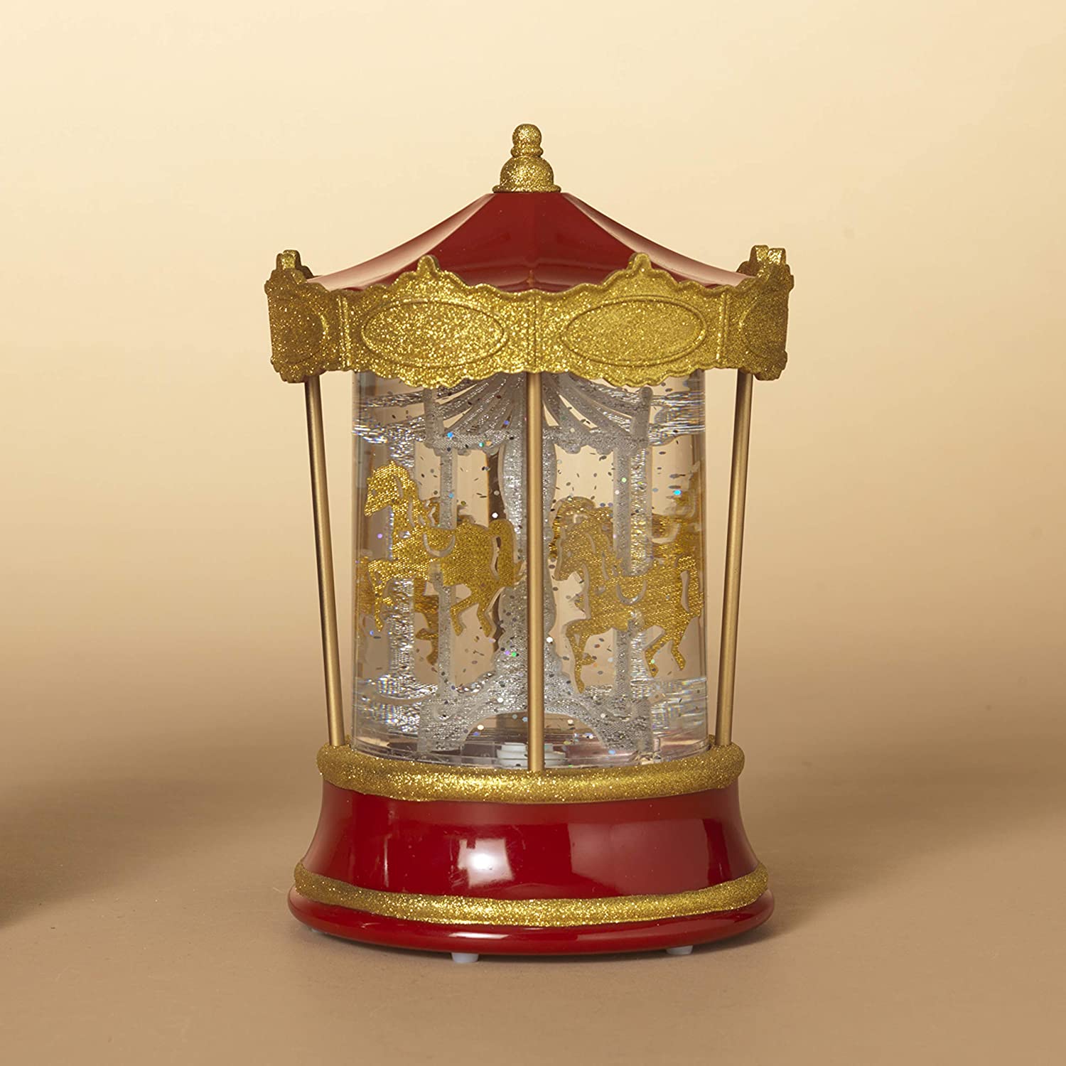 Carousel Water Globe Lantern