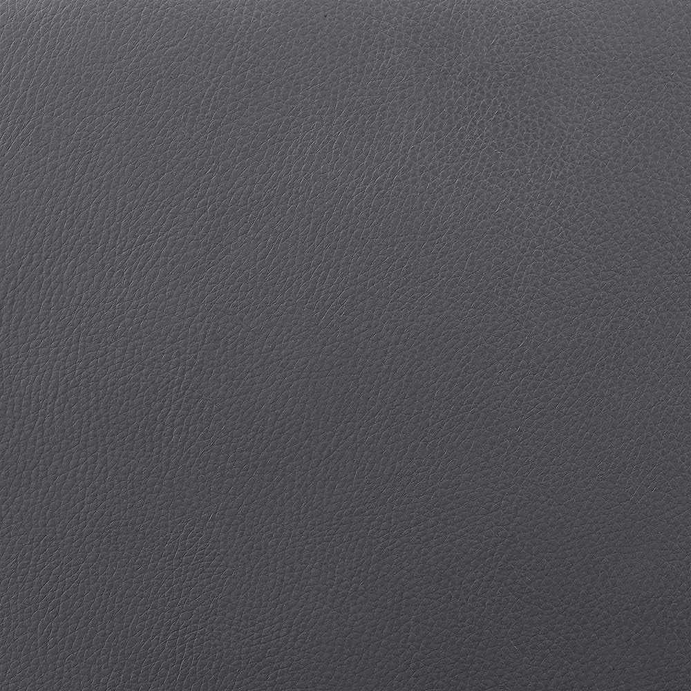 Cassie Dining Chair Grey Faux Leather Walnut Wood Finish