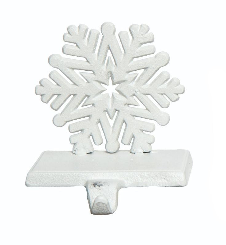 Cast Iron Snowflake Stocking Holder - Style #1