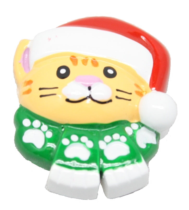 Cat with Scarf Stick On