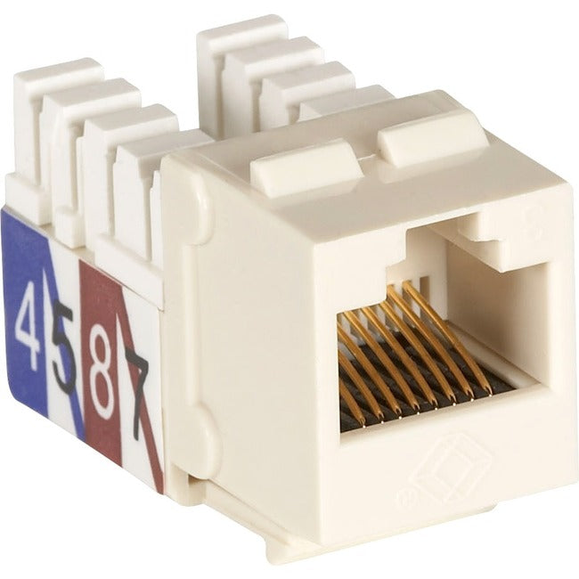 Cat3 Jack - Unshielded, Office White, Taa