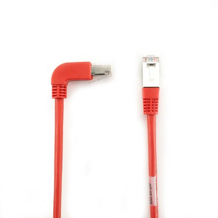 Cat5E 100-Mhz Molded Angled Stranded Ethernet Patch Cable - Shielded (F/Utp), Cm Bbx-Evnsl23Es00690Ds
