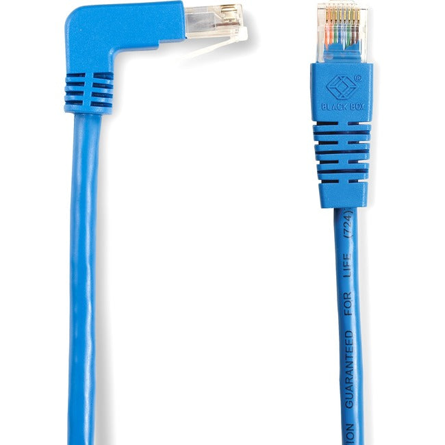 Cat5E 100-Mhz Molded Angled Stranded Ethernet Patch Cable - Unshielded (Utp), Cm Bbx-Nsl21E-0003-90Ds