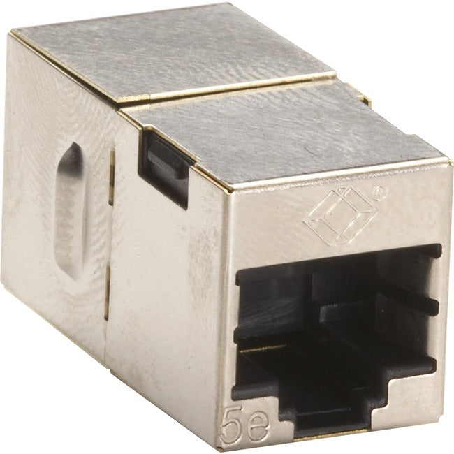 Cat5E Shielded Cross-Pin Coupler - Silver, Taa