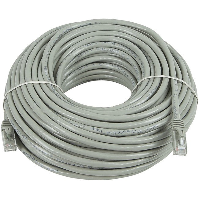 Cat5E Utp Network Cable_ 100Ft Gray