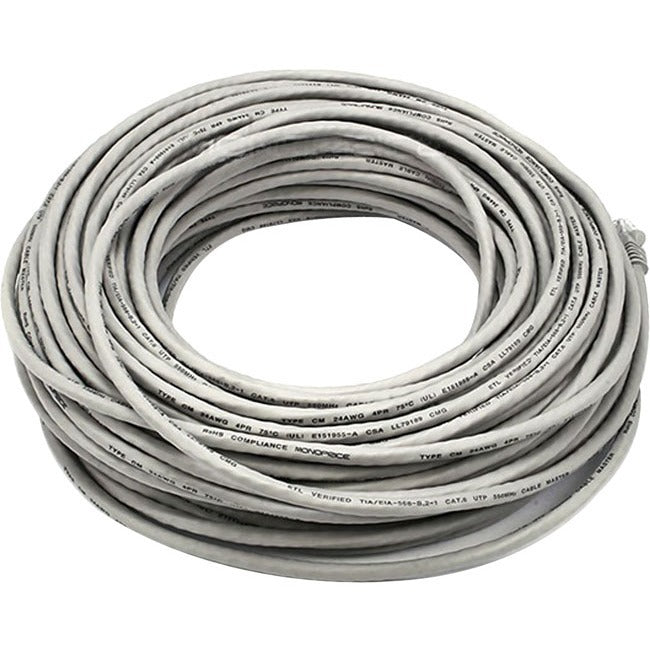 Cat5E Utp Patch Cable_ 100Ft Gray