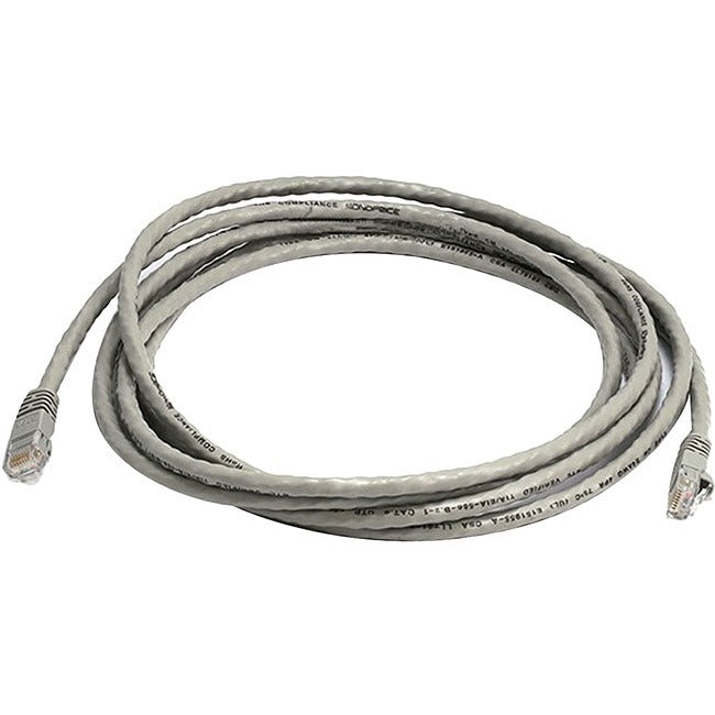 Cat6 24Awg Utp Ethernet Network Patch Cable, 10Ft Gray