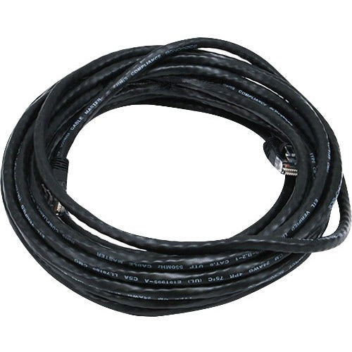 Cat6 24Awg Utp Ethernet Network Patch Cable, 25Ft Black