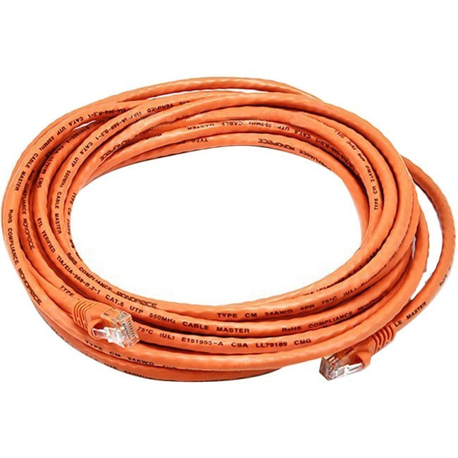 Cat6 24Awg Utp Ethernet Network Patch Cable_ 20Ft Orange
