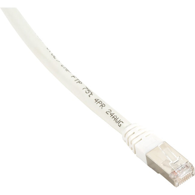 Cat6 400-Mhz Molded Boot Solid Ethernet Patch Cable-Shielded(F/Utp),Cmp Plenum(R Bbx-Evnsl0273Wh-0001