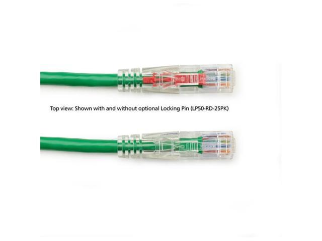 Cat6 550-Mhz Lockable Snagless Stranded Ethernet Patch Cable - Unshielded (Utp), Bbx-C6Pc80-Gn-10