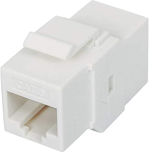 Cat6 In-Line White Keystone Jack