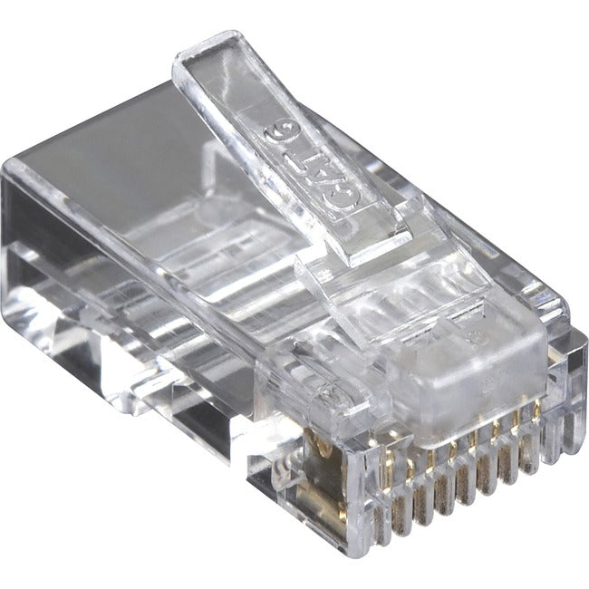Cat6 Modular Plug For Round Solid/Stranded Cable - Unshielded - 50-Pack, Gsa, Ta