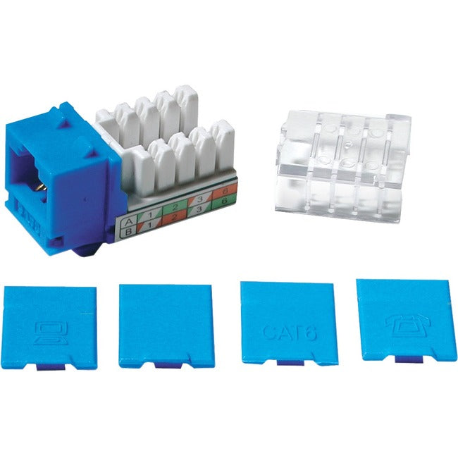 Cat6 Rj45 Utp Keystone Jack - Blue