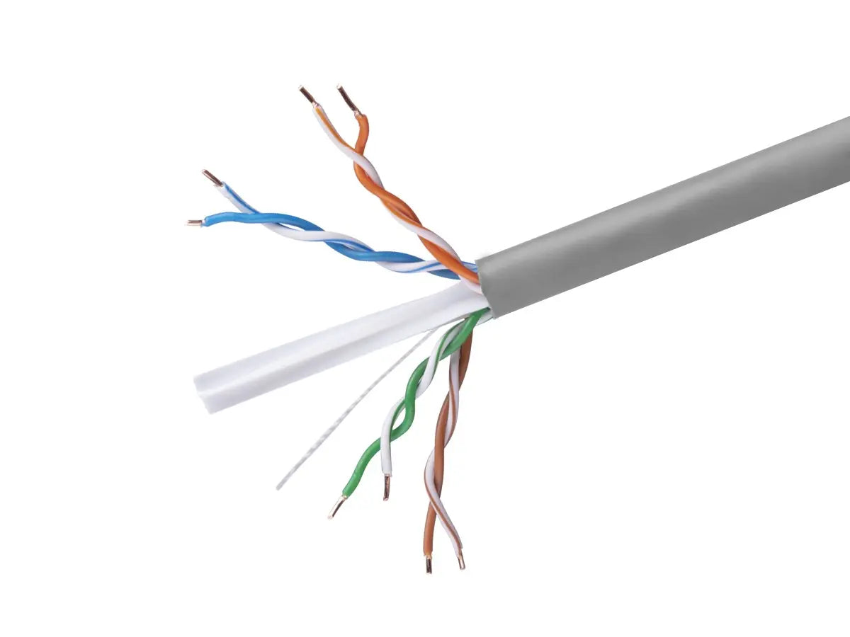 Cat6 Utp Solid (Cmr)1000Ft - Gray