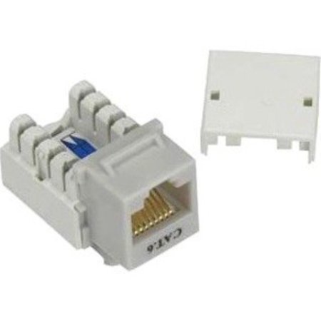 Cat.6 Rj-45 Keystone Jack Is 8-Position 8-Conductor (8P8C) And Designed For Comp Onc-Keyc6-Gry