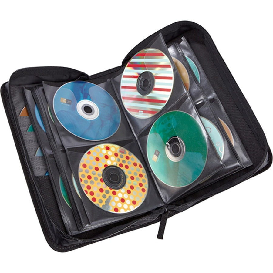 Cd Wallet Koskin Black Holds Up,To 100 Cds
