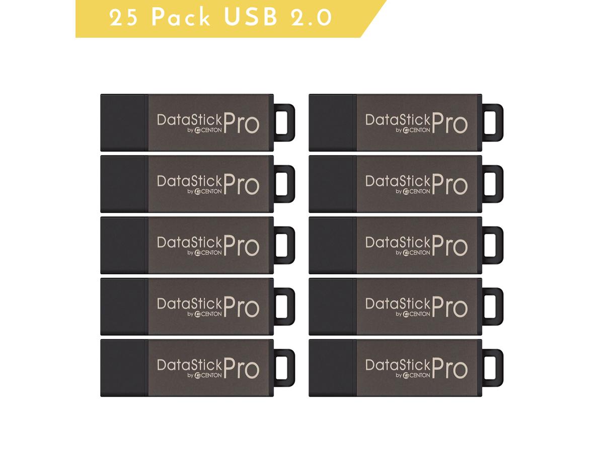 Centon 32GB USB 2.0 Datastick Pro 25-Pack Bulk Storage Drive