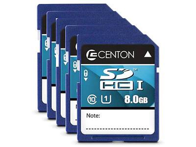 Centon 8GB SDHC UHS-I Memory Cards 5-Pack – Reliable Storage for Photographers